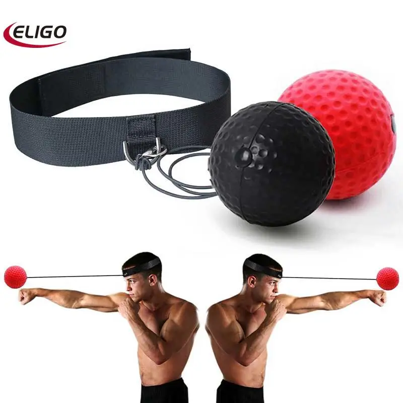 Повязка на голову с мячом для тренировки скорости бокса оборудование фитнеса