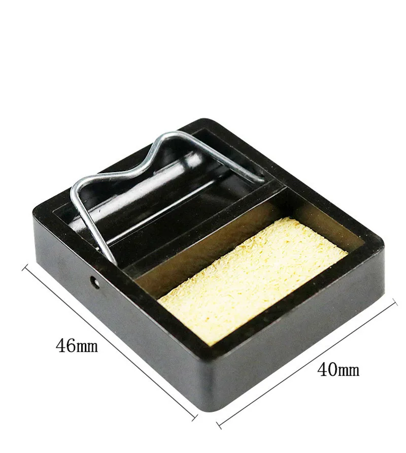 1pcs Sponge Soldering Iron Frame Small And Simple Electric Stand Holder Metal Support Station With Solder |