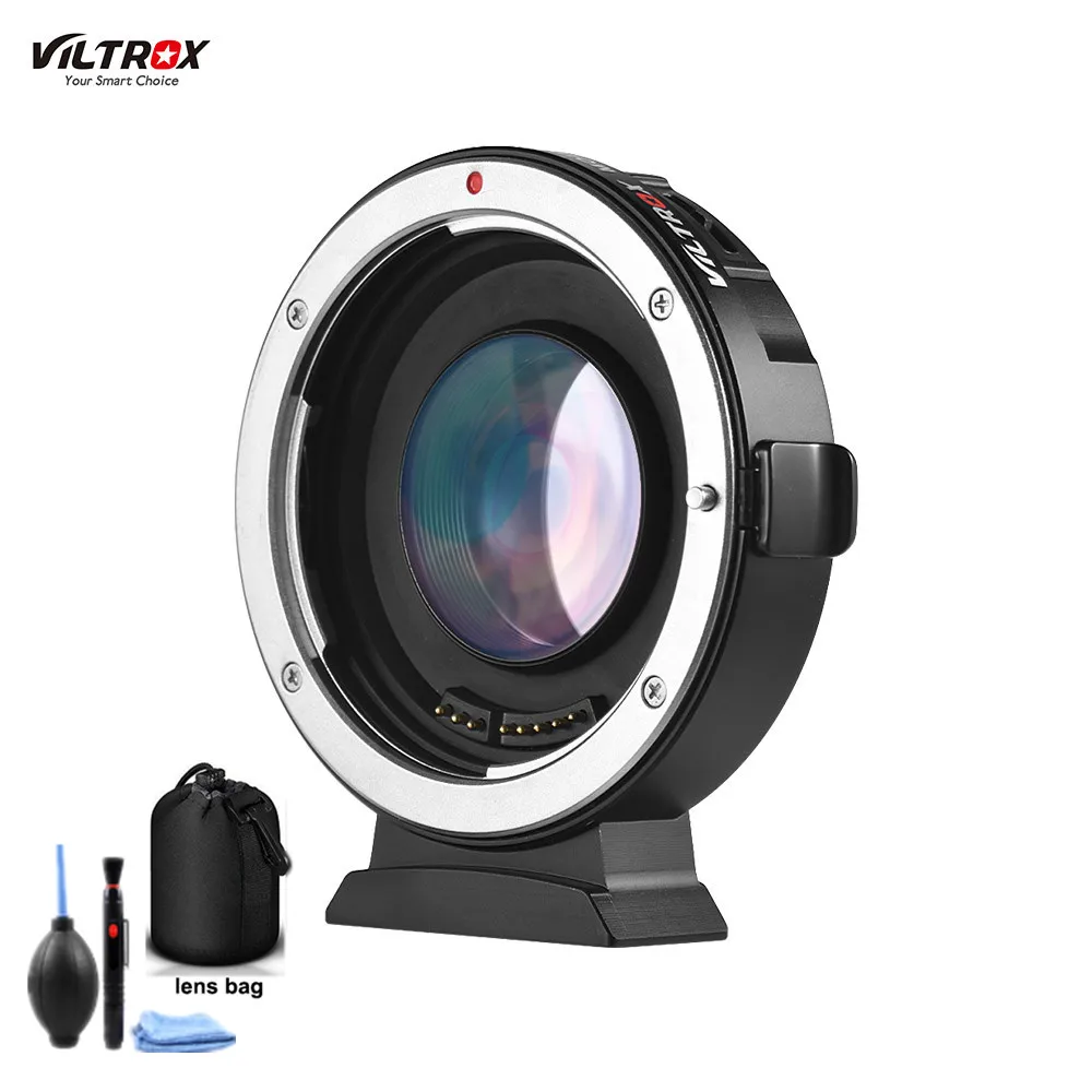 Кольцо адаптер Viltrox для крепления объектива с автофокусом 0.71X Canon EOS EF к Micro Four Thirds