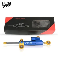 motorcycle steering stabilize damper bracket mount cnc motorbike for yamaha xmax xmax 125200250400 all years with xmax logo