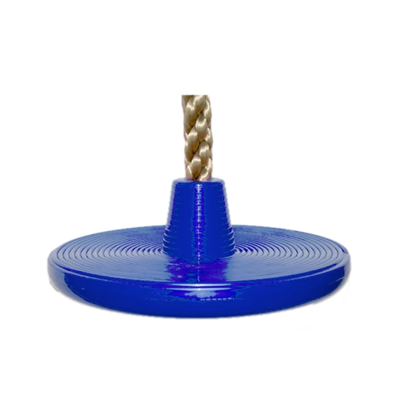 

Climbing Rope Swing with Foot Holder Platform and Disc Swing Seat Set for Kids Outdoor Tree Backyard Playground Swing