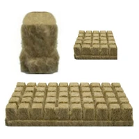 pcs hydroponics 252540mm soilless cultivation seed growth culture rock wool cubes compress base hydroponic garden steady