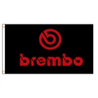 Флаг Brembo, 3x5 футов, Летающий баннер для украшения гоночных автомобилей, для дома и улицы