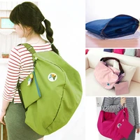 multi functional foldable backpack women school bags for teenage girl unique design folding shoulder bag large capacity durable