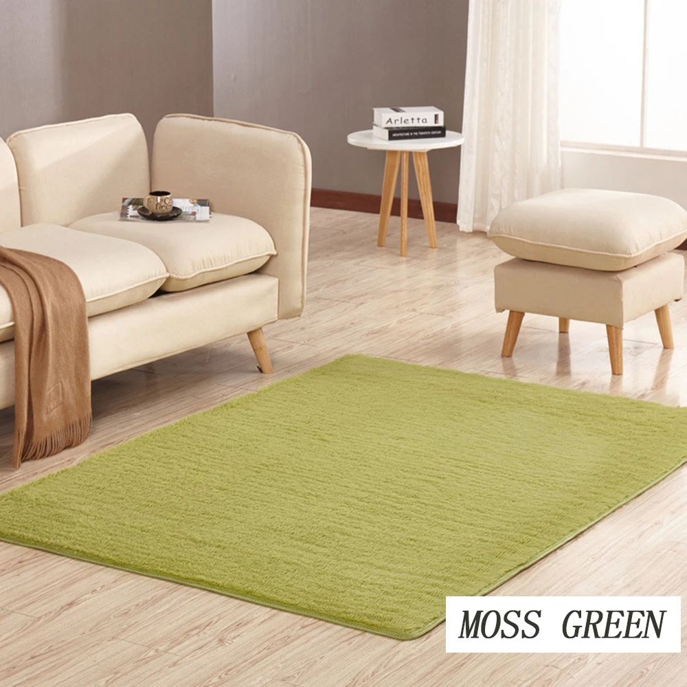 Красные коврики EHOMEBUY короткие напольные пушистые дверные противоскользящие