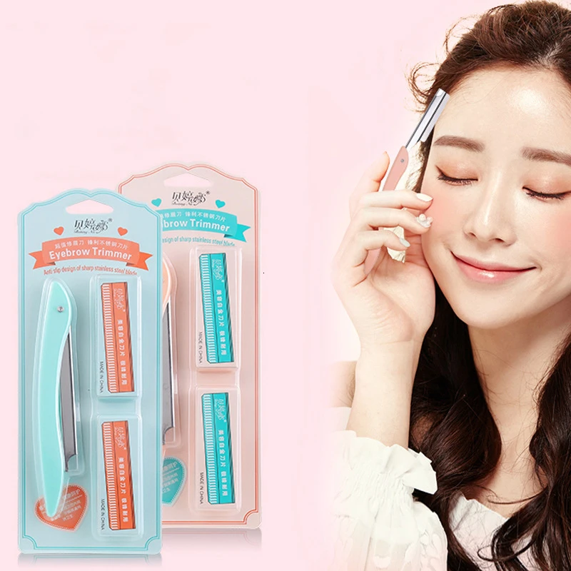 1 Набор для бровей Эпилятор уход за кожей лица волос Бритвы Для женщин Бритва