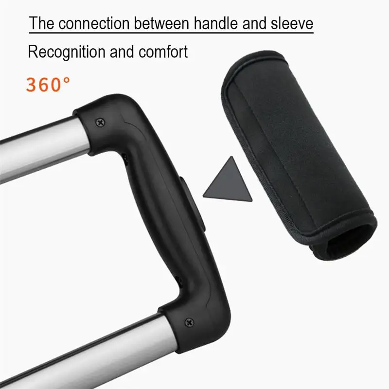 

Grip Pads with Magic Adhesive Tape Soft Handle Cover Protective Cushion for Bag Luggage Suitcase Handrails
