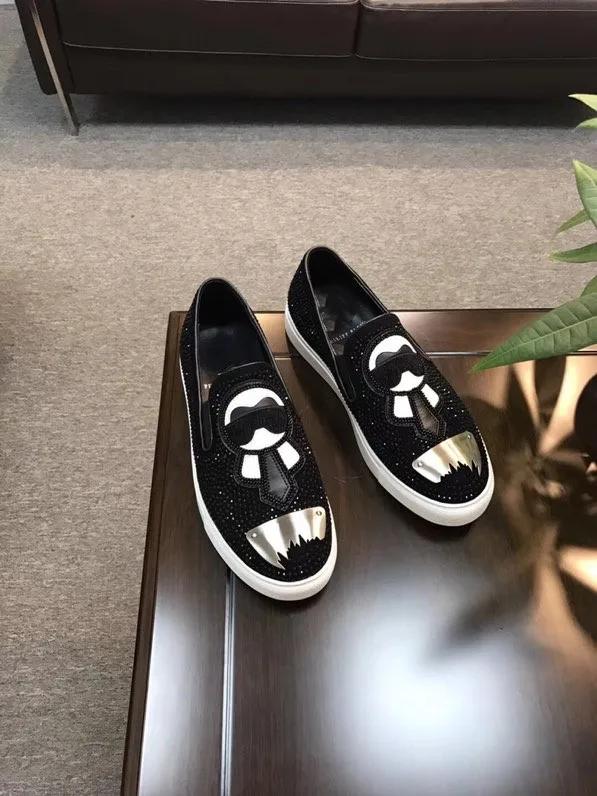 Новейшие мужские Роскошные Дизайнерские повседневные туфли большие размеры 38-46