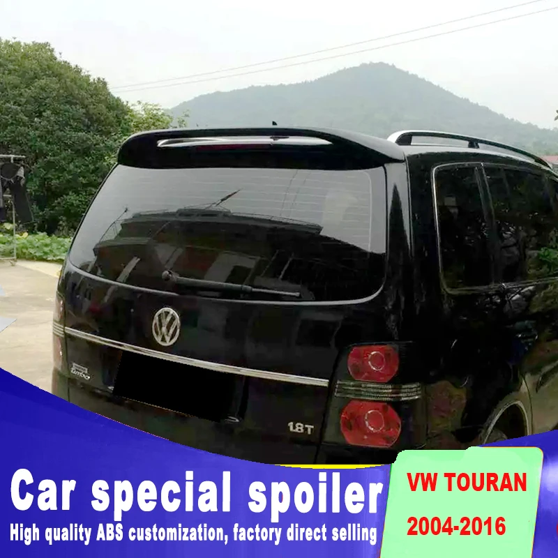 Спойлер с большими крыльями на крышу заднего окна для Volkswagen touran