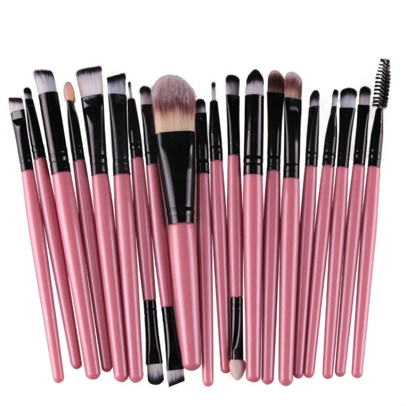 

Bivanfe 20Pcs Makeup Brushes Tool Cosmetic Set Beauty Powder Foundation Eye Shadow Eyebrow Fan Blush Blending Make Up Brush Kit