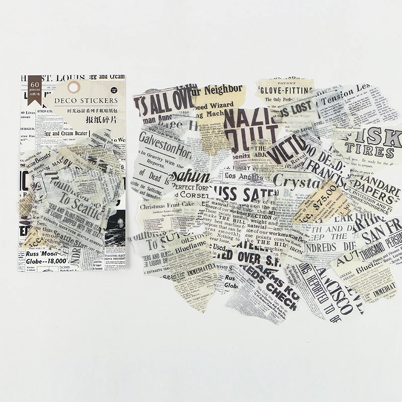60 шт. декоративные наклейки из бумаги васи для скрапбукинга дневники стикеры