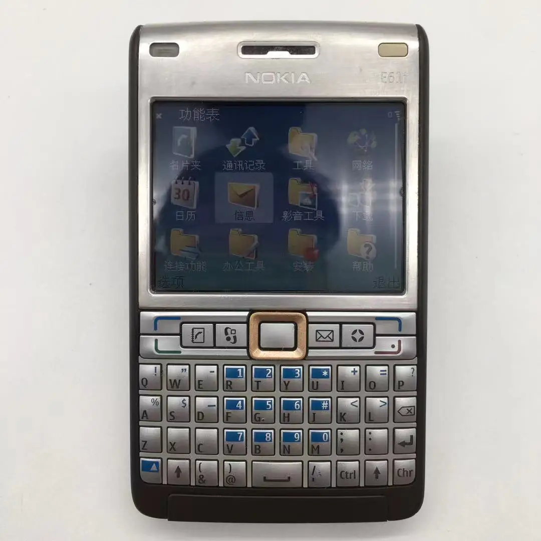 nokia e61i refurbished original unlocked gsm 3g wifi phone symbian os 9 1 with multi language free shipping free global shipping