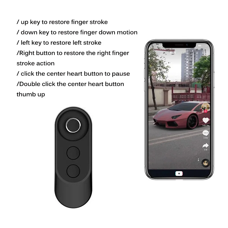 Беспроводная Bluetooth камера для селфи с пультом дистанционного управления