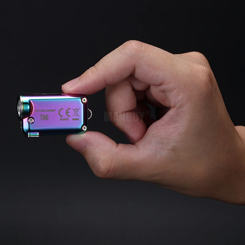 Nitecore Тини SS USB перезаряжаемые из нержавеющей стали светодиодная подсветка ключа