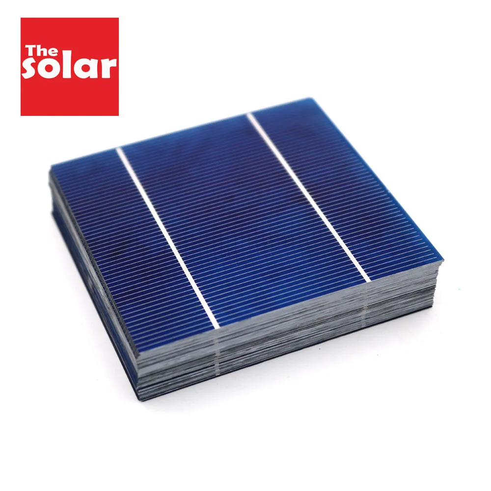 100 шт. 156 панель солнечных батарей зарядное устройство сделай сам