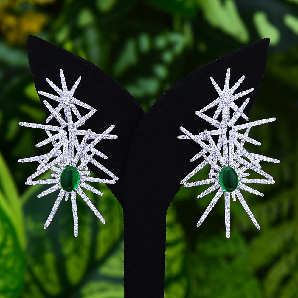 GODKI высокое ювелирное изделие серьги фейерверки для женщин богемные