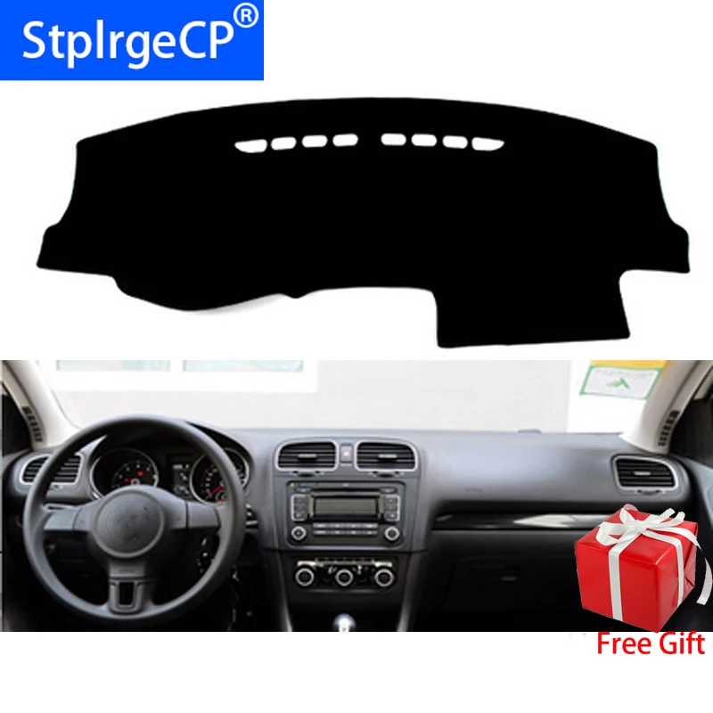 Для Volkswagen Гольф 6 2010 2011 2012 стайлинга автомобилей тире коврики наклейка на