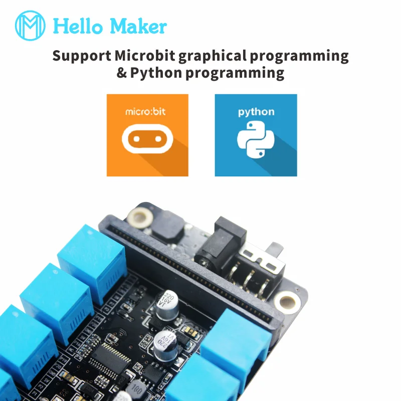 Плата управления для программирования роботов молодежи микробитная расширения