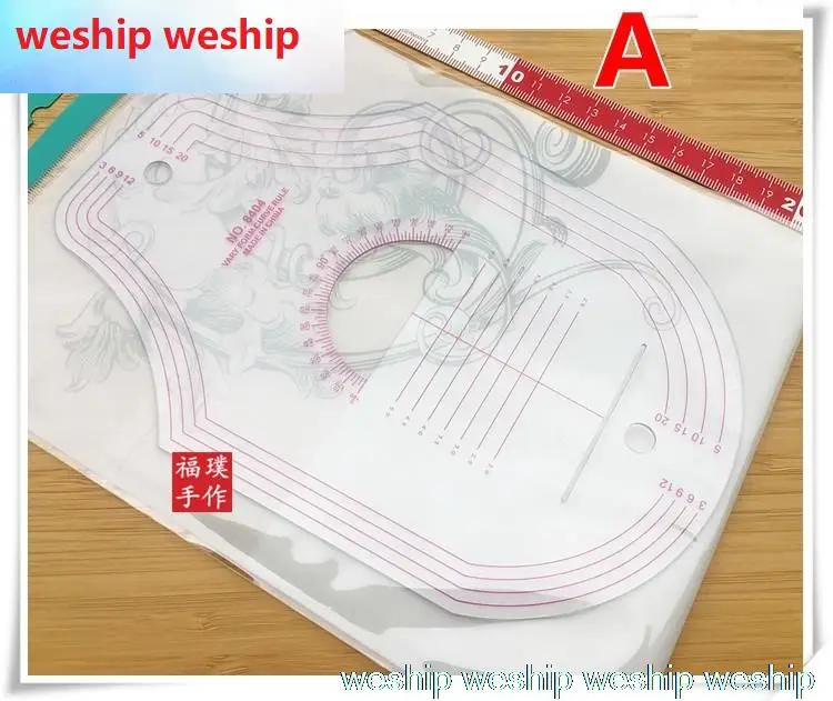 Акриловые отклонения формы кривой правила/рукав чертеж линейки и
