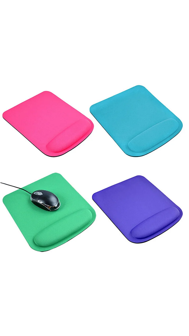 

Solid Color Mouse Pads Wristband Comfortable Mice Mat for Game Computer PC Laptop Hand Wrist Protective Mousepad Gifts Mousead