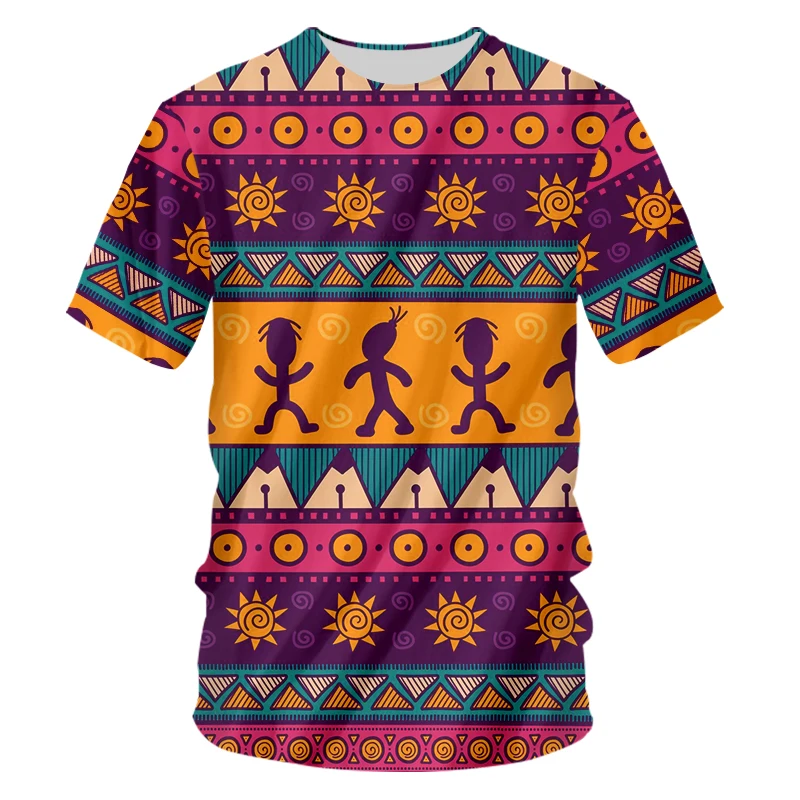 

IFPD EU Size Summer Men Casual Cool Print Cartoons Totem Pattern 3D T Shirt Oversize Femme Hiphop Short Sleeve Tshirt Drop Ship