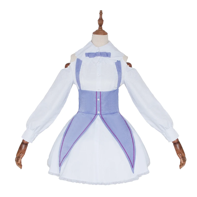 Аниме Re Zero Kara Hajimeru Isekai Seikatsu Эмилия Косплэй костюм память зимние платье Emilia