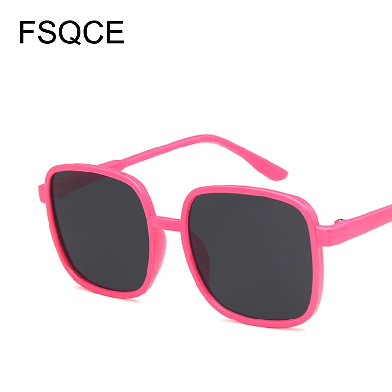 Очки солнцезащитные Детские зеркальные с плоским верхом брендовые дизайнерские