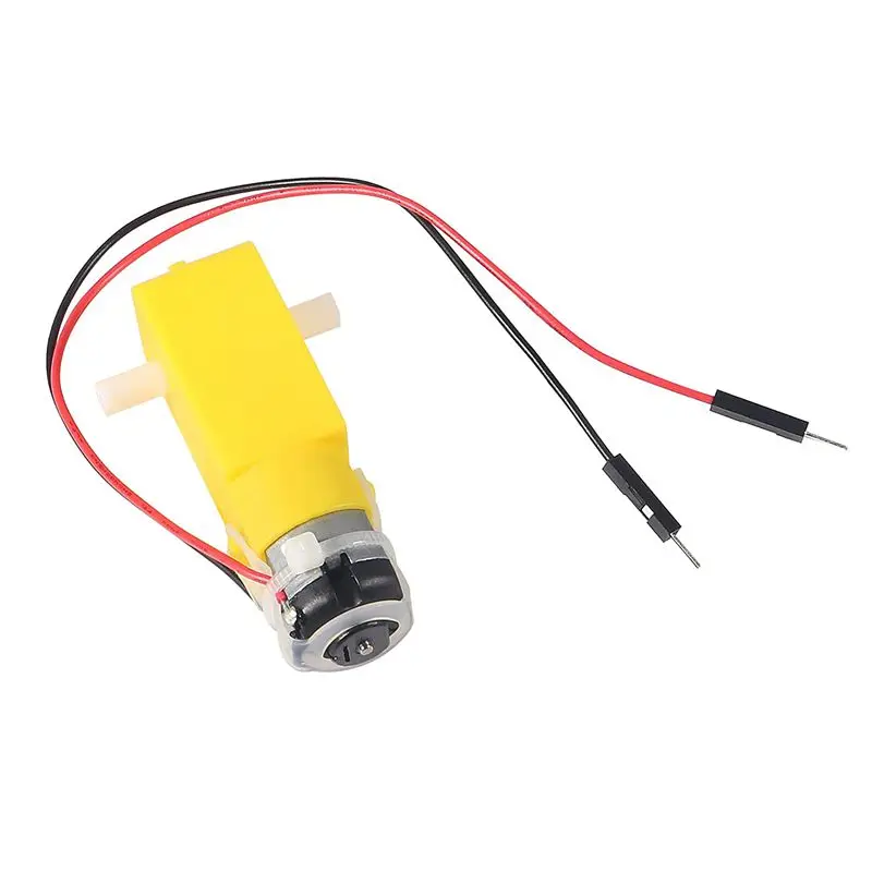 4 pcs TT Motor DC Gearbox Dual Shaft 200RPM 3-6V Gear for Arduino DIY Smart Car Robot | Электронные компоненты и