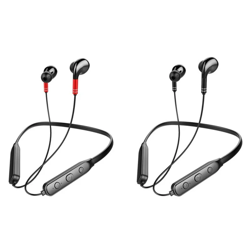 

2021 наушники Bluetooth 5,0 беспроводная гарнитура шейные наушники IPX5 водонепроницаемые спортивные наушники-вкладыши с шумоподавлением микрофоно...