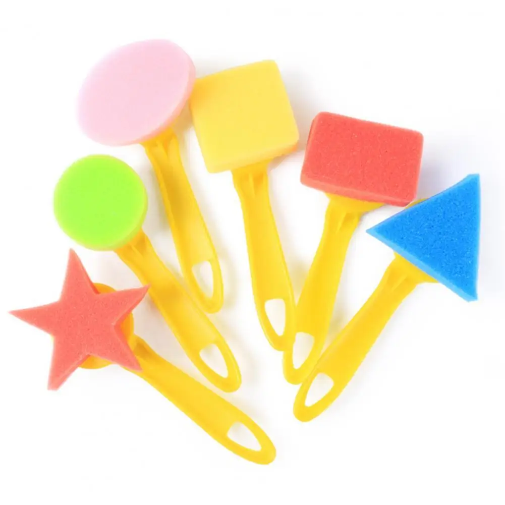 

6pcs/set Sponge Seal Educational Toys for Children Kids Juguetes Boys Girls Arts and Crafts Painting Coloring Drawing Games Sets