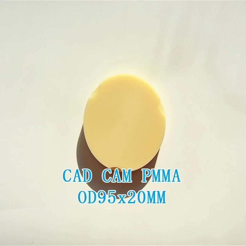 5 шт./лот стоматологические материалы 95*20 мм PMMA блок для стоматологической
