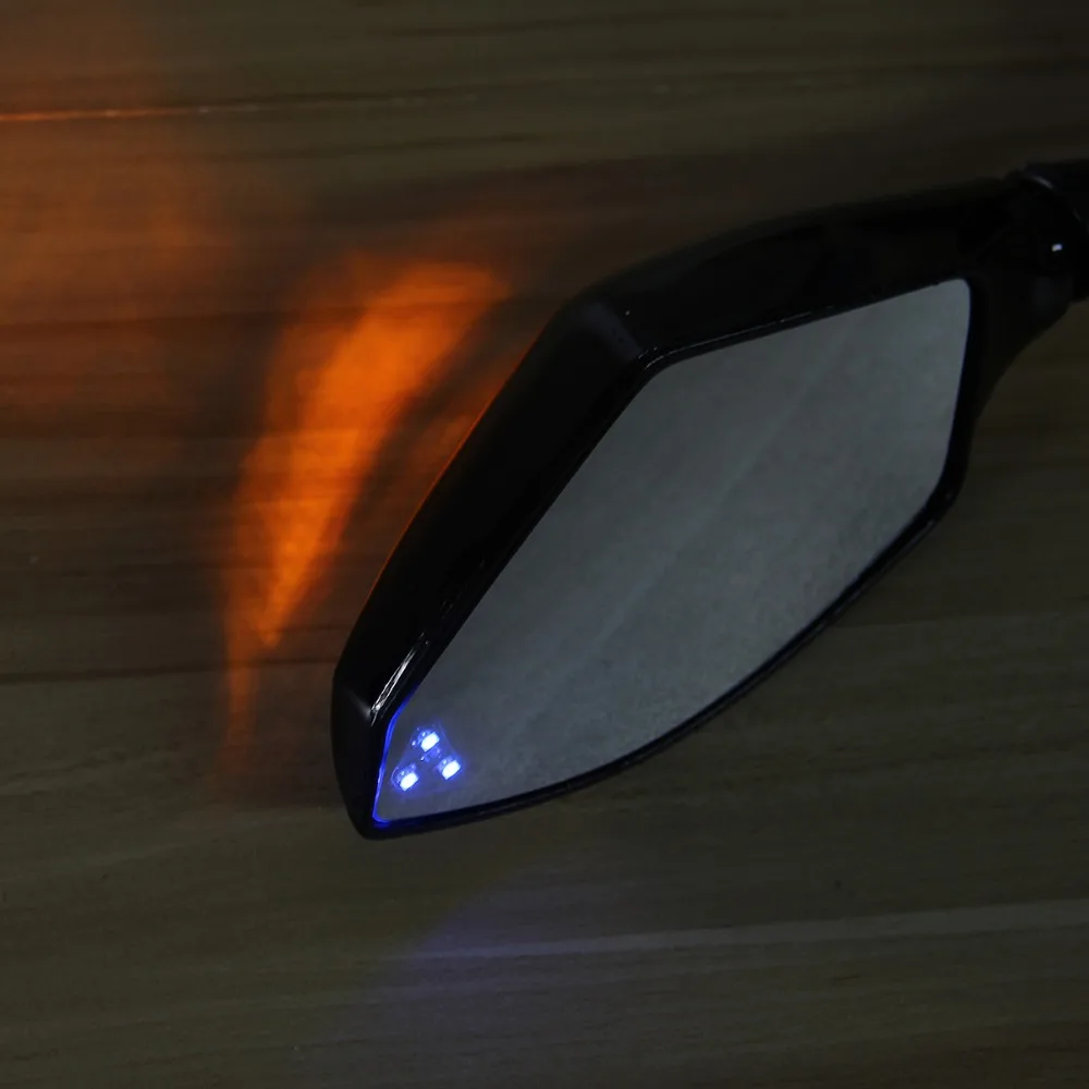 Боковые зеркала мотоцикла POSSBAY скутер зеркало заднего вида указатель поворота