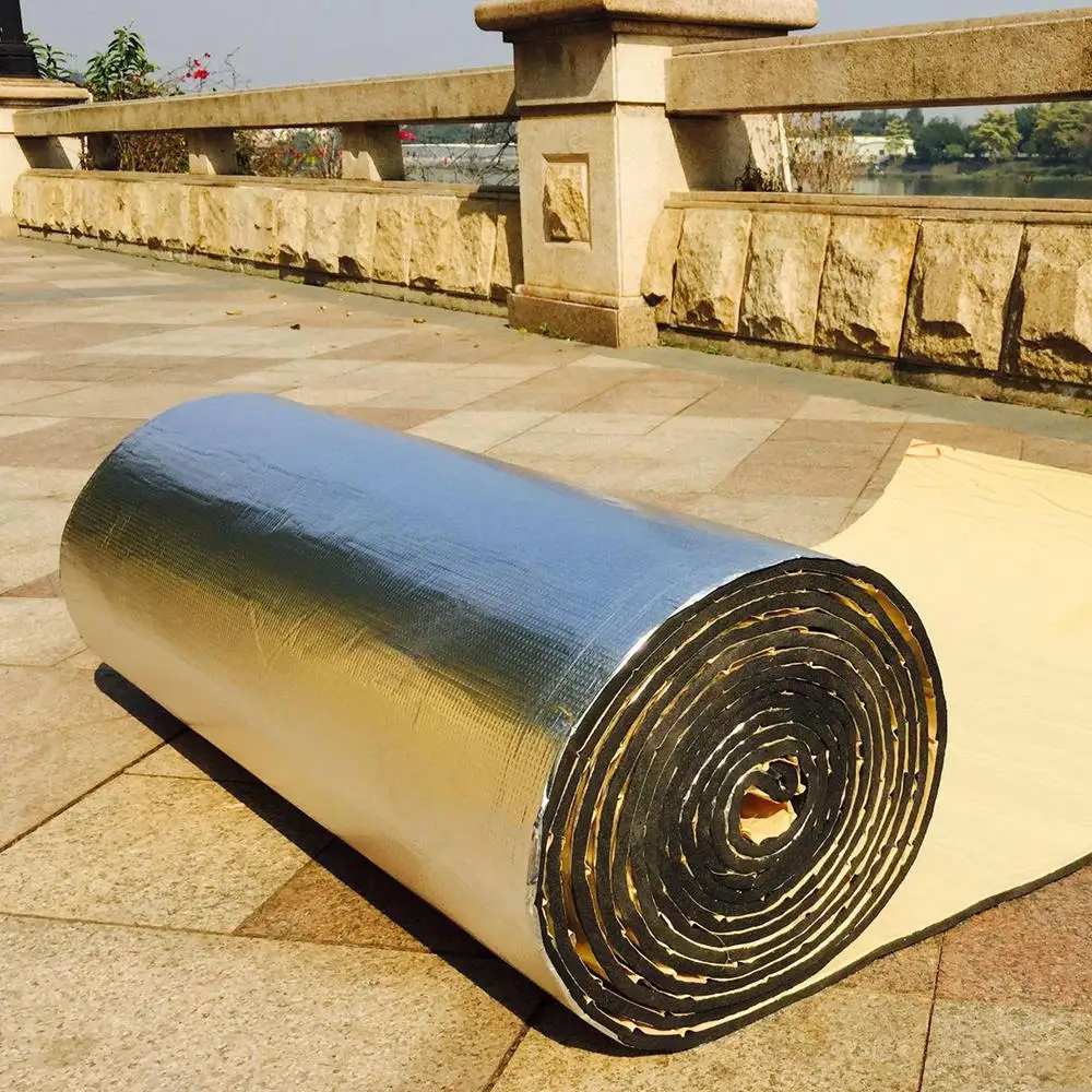 

10mm Car Truck Heat Sound Deadener Insulation Mat Noise Sound Insulation Cotton Car Styling Self Sticking Tape 50*200cm