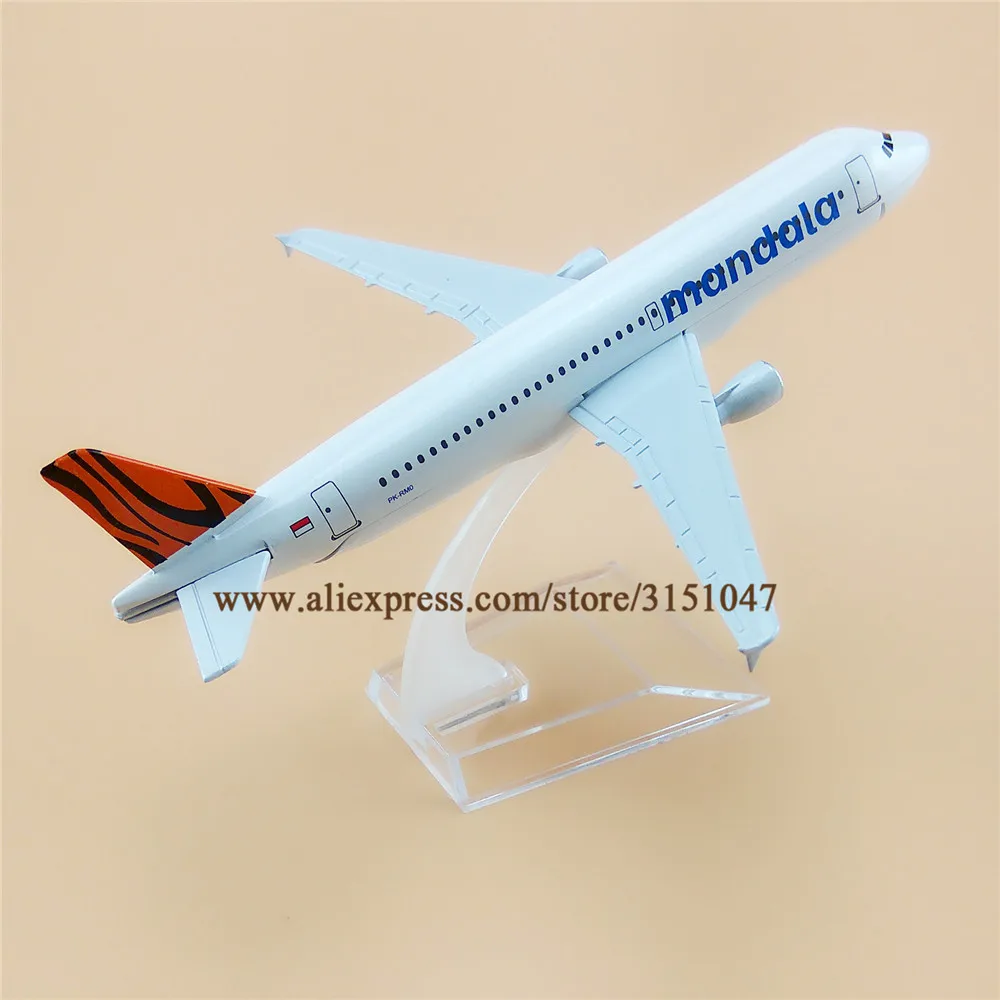 16 см Air Мандала Tiger A320 Airbus 320 Airways Airlines металлический сплав модель самолета литье