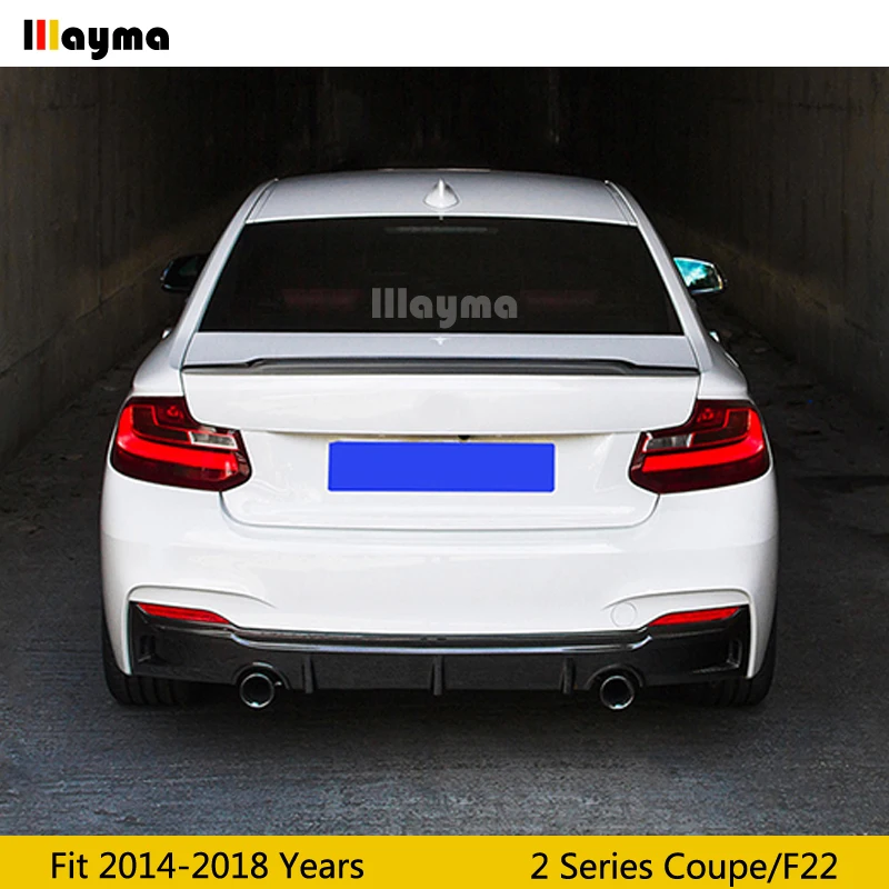 Стильный спойлер C74 для заднего багажника из углеродного волокна BMW 2 серии Coupe 218i