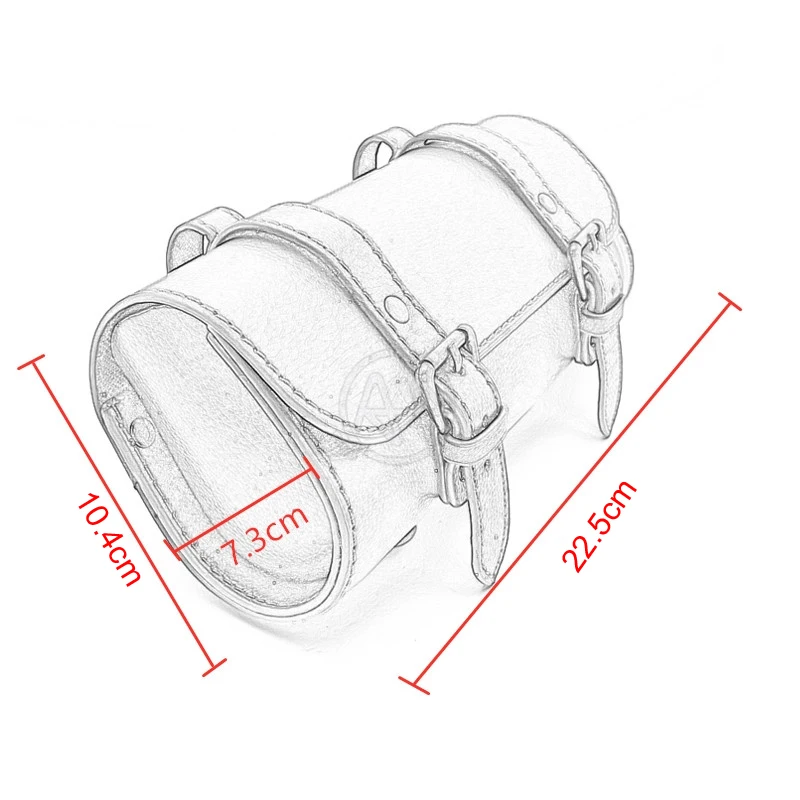 Сумка для мотоцикла или круизера чехол на руль вилки черный |