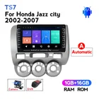 Автомагнитола 2DIN, для HONDA JAZZ City 2002, 2003, 2004, 2005, 2006, 2007, Android, автомобильное радио, видео, мультимедийный видеоплеер, BT, carplay