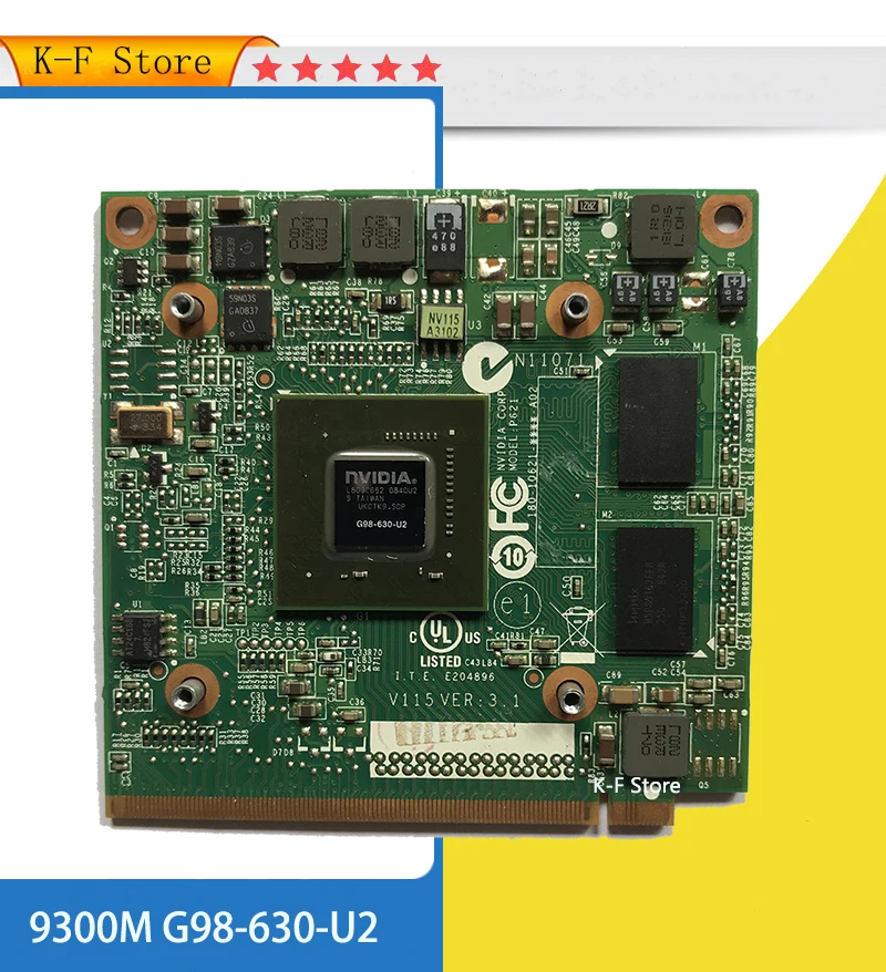 Графическая видеокарта для ноутбука Ace r Aspire 5520G 4630G 6930G 7720G 7730G NVIDIA GeForce 9300M GS 256MB