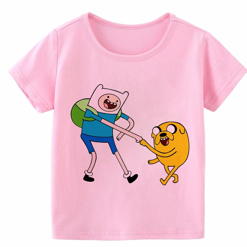 Новые детские футболки с мультяшным принтом для малышей летние смешные аниме