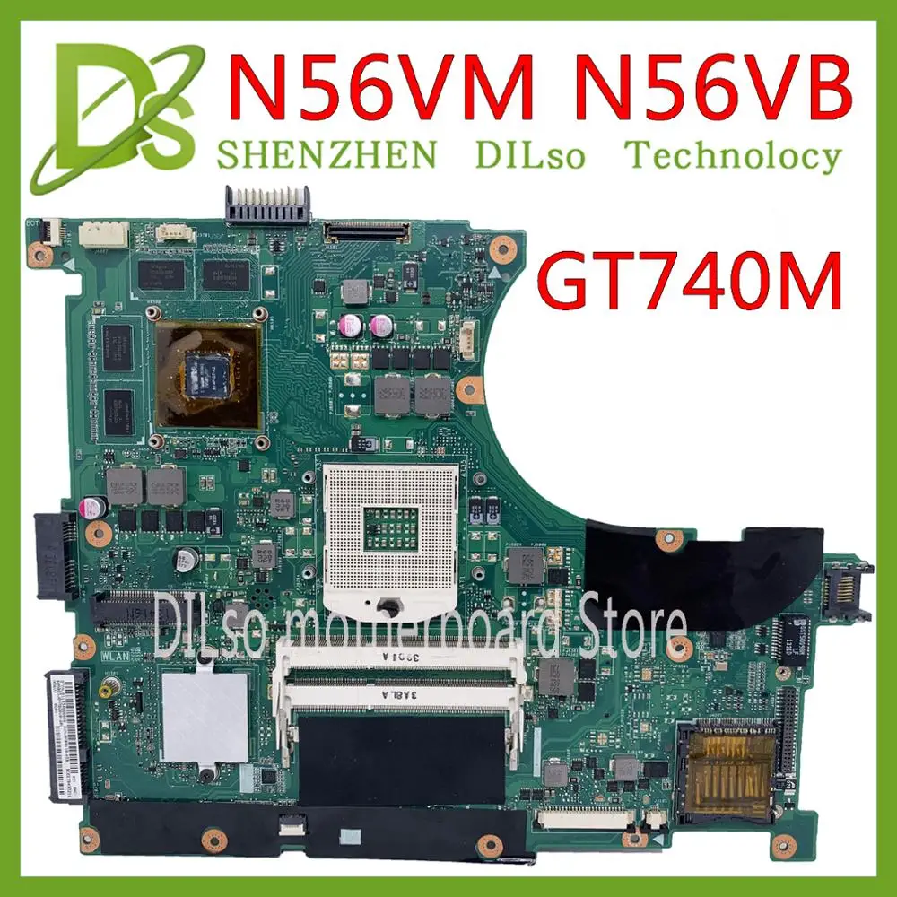 KEFU N56VB материнская плата для ASUS N56VM N56VV N56VZ ноутбука REV2.0 GT740M 2G оригинал|Материнские