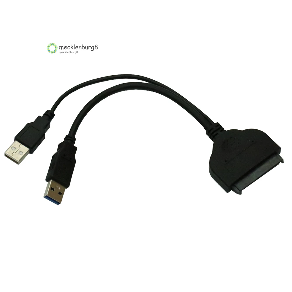 USB 3 0 для SATA 22 Pin 2 5 дюйма драйвер жесткого диска SSD адаптер конвертер кабель