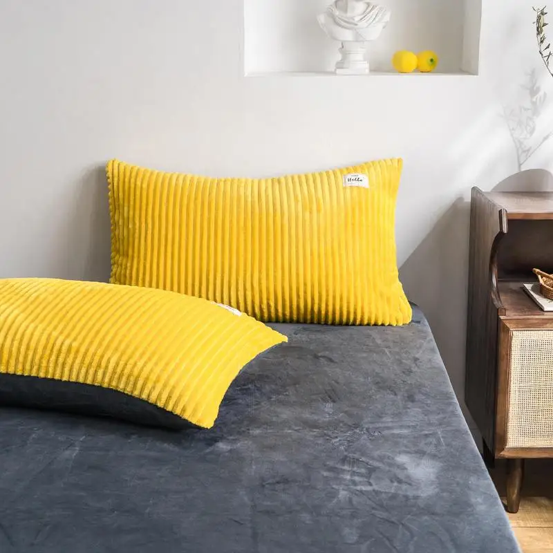 48 фланелевая наволочка 300 г/кв. М мягкое толстое одеяло подушка 48x74