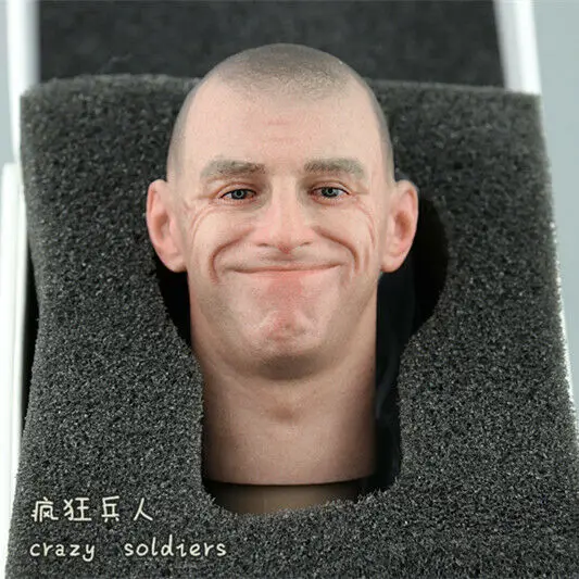 

1/6th Scale smile expression male Head Sculpt B For 12" Male Action