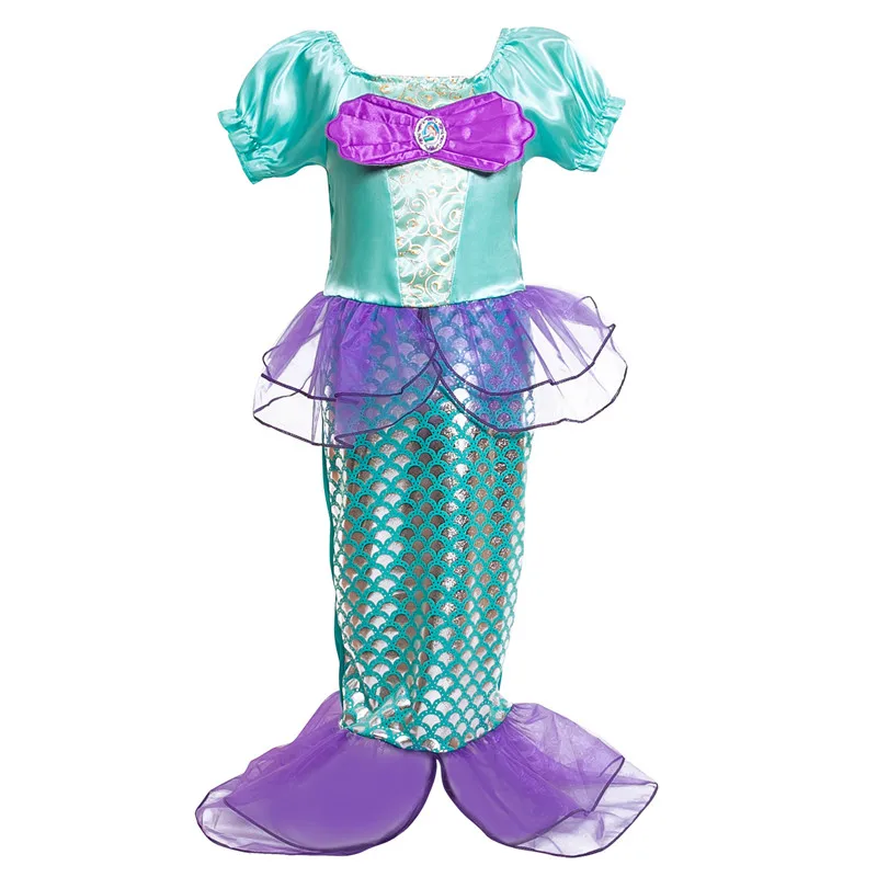 Летнее платье для девочек костюм принцессы детей костюмированной вечеринки на