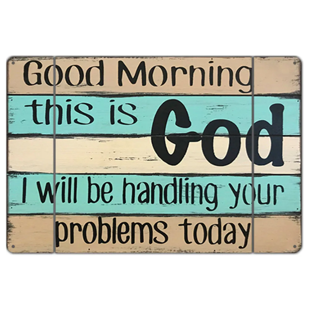 Винтажные металлические жестяные плакаты с надписями на английском языке