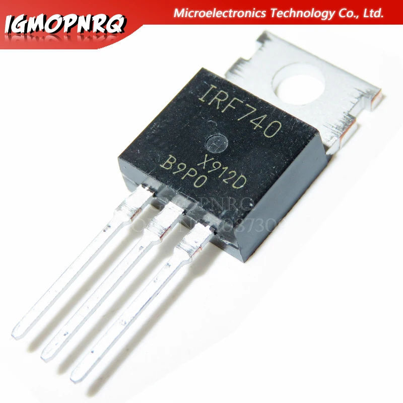 20 шт. IRF740 IRF740PBF MOSFET N-Chan 400 в 10 А TO-220 новый оригинальный | Электронные компоненты и