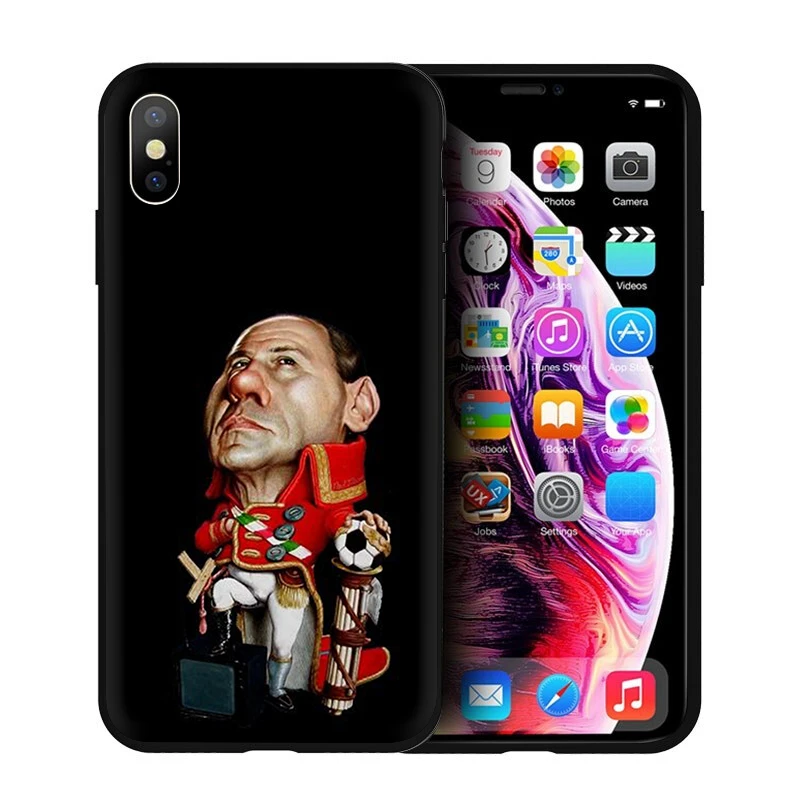 EWAU Al Capone Гангстер Scarface Мягкий силиконовый чехол для телефона iPhone 5 5S SE 6 6s 7 8 plus X XR XS Max - Цвет: B10