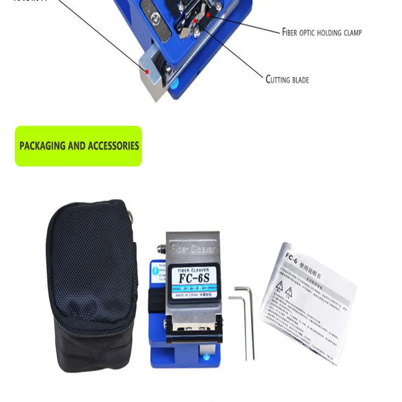 Аппарат для резки оптического волокна набор FTTH инструмент холодного сращивания |