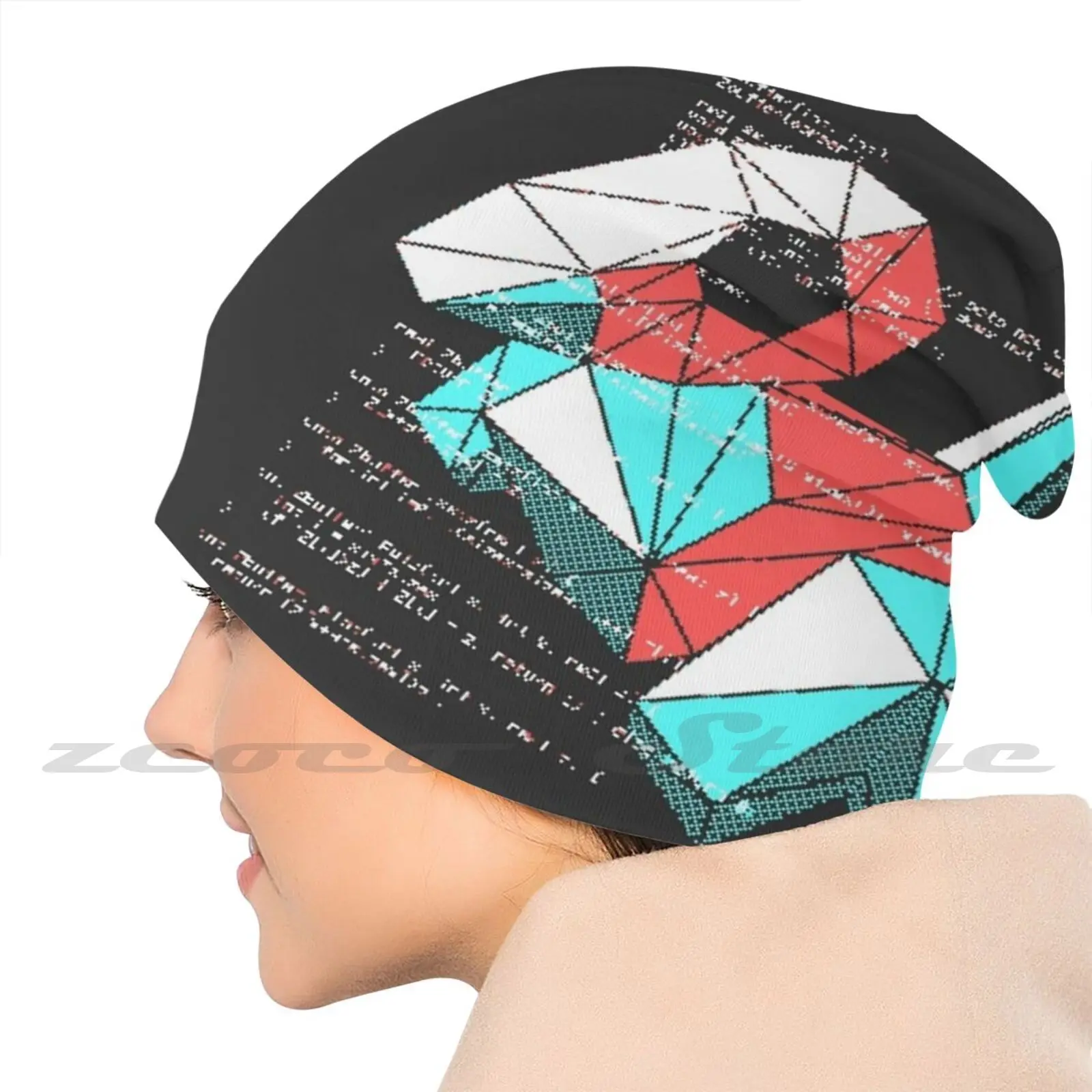 Вязаные головные уборы с индивидуальным рисунком разных цветов эластичные