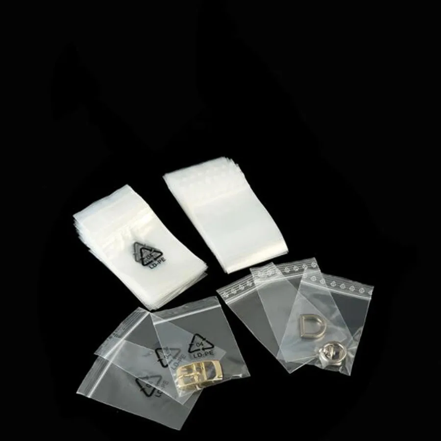 Новый мешок с молнией яркого цвета 200/100 шт прозрачные самоклеящиеся герметичный